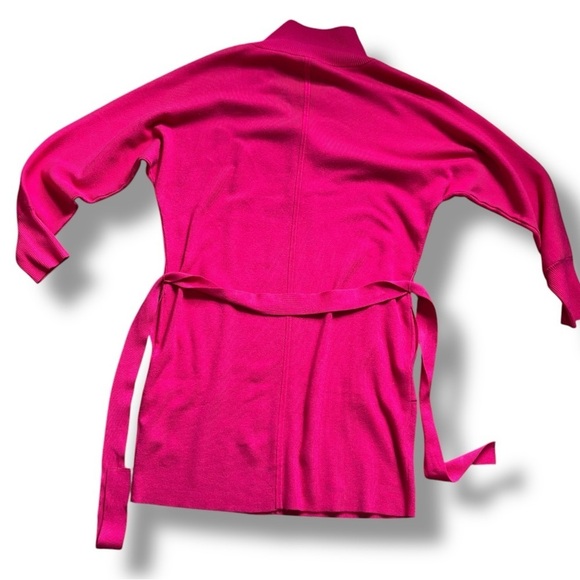 Anthropologie Daily Practice Pink Belted Oversized Sweater Dress Small - Picture 5 of 13